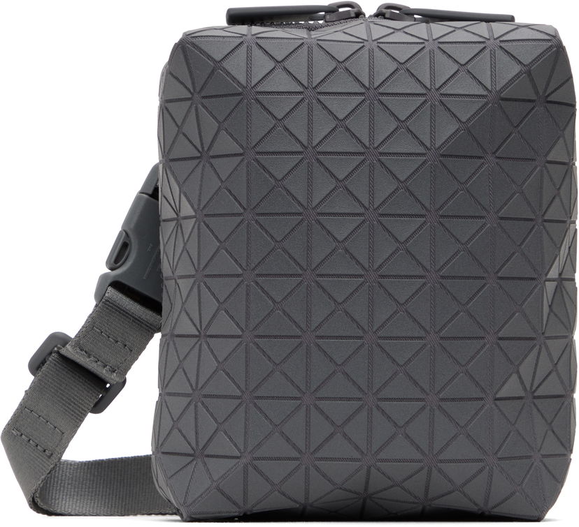 Axelväska BAO BAO ISSEY MIYAKE ISSEY MIYAKE Beetle One-Tone Shoulder Bag Grå | BB57AG741