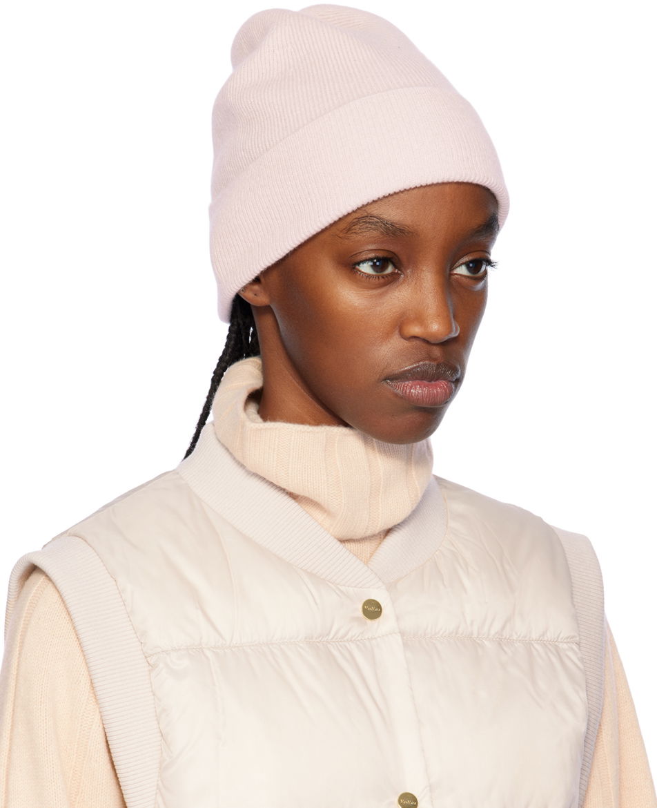 Mössa Max Mara Knit Beanie Rosa | 2414571011600, 1