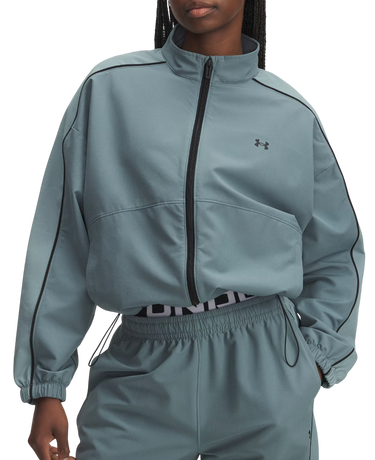 Vindjacka Under Armour Rival Swoven Full-Zip Track Jacket with Contrast Piping Turkos | 6003715-587, 0