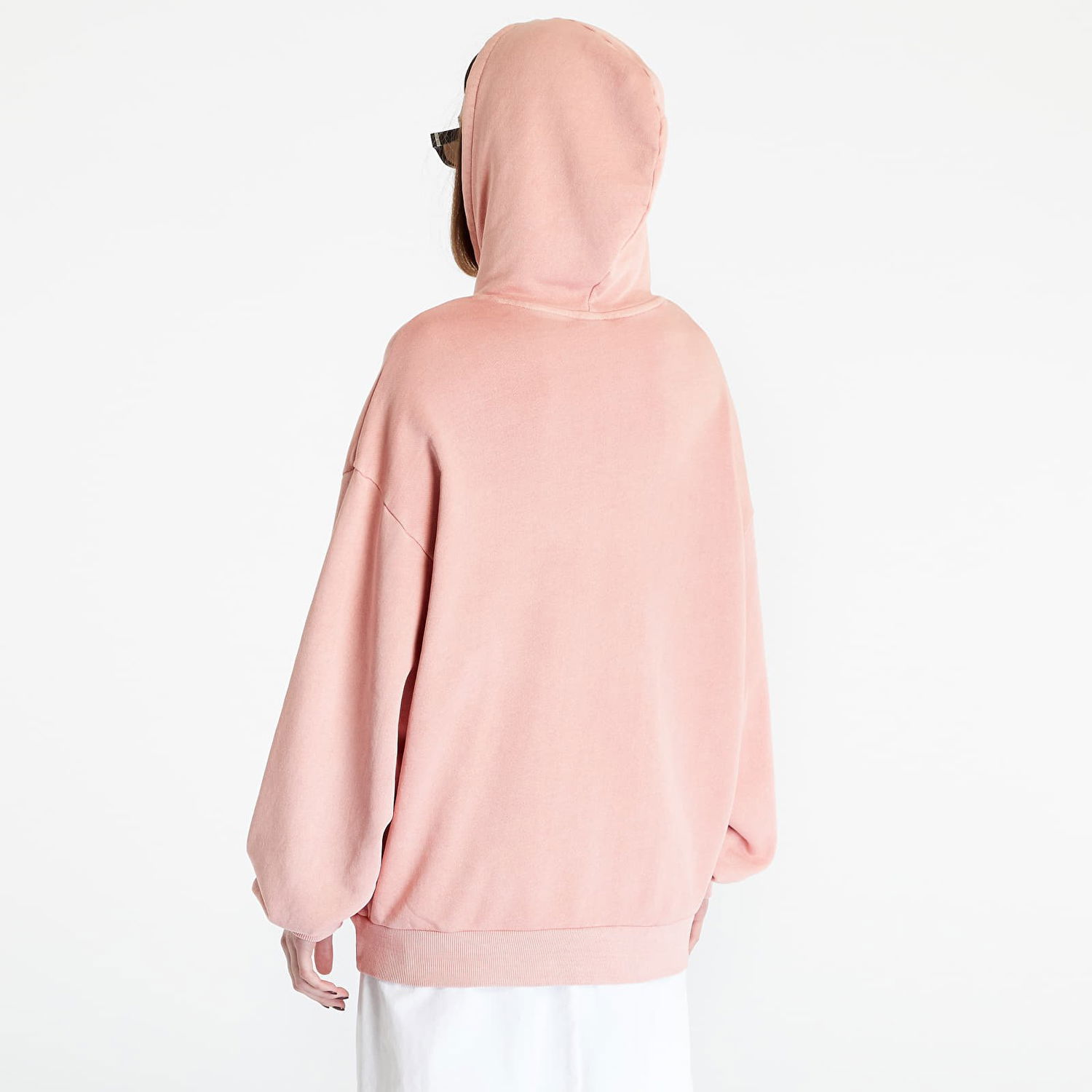 Sweatshirt Reebok Classics Natural Dye Oversized Long Hoodie Rosa | HY2709, 1