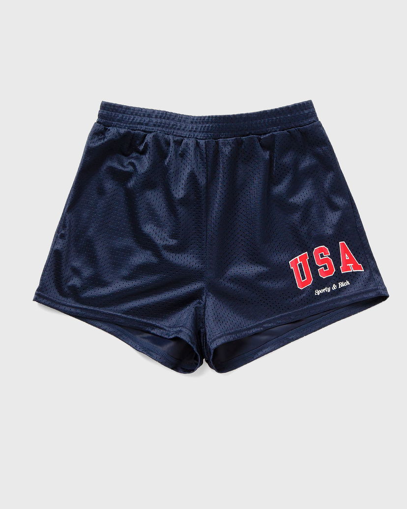 Shorts Sporty & Rich Mesh Disco Short Mörkblå | SH028503643BL32