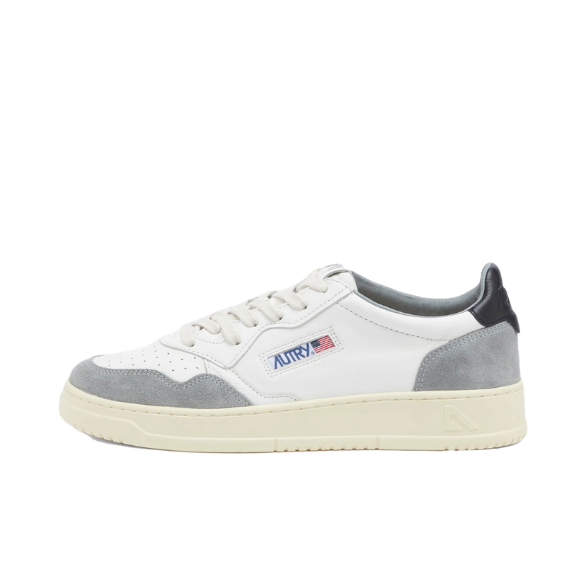 Sneakers och skor Autry Medalist Suede Leather Mix Vit | AULMGS23