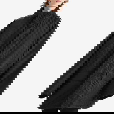 Parkas Balenciaga Balenciaga Nylon Oxford Parka Jacket, Size Large Svart | 814143-TOO04-1000, 2