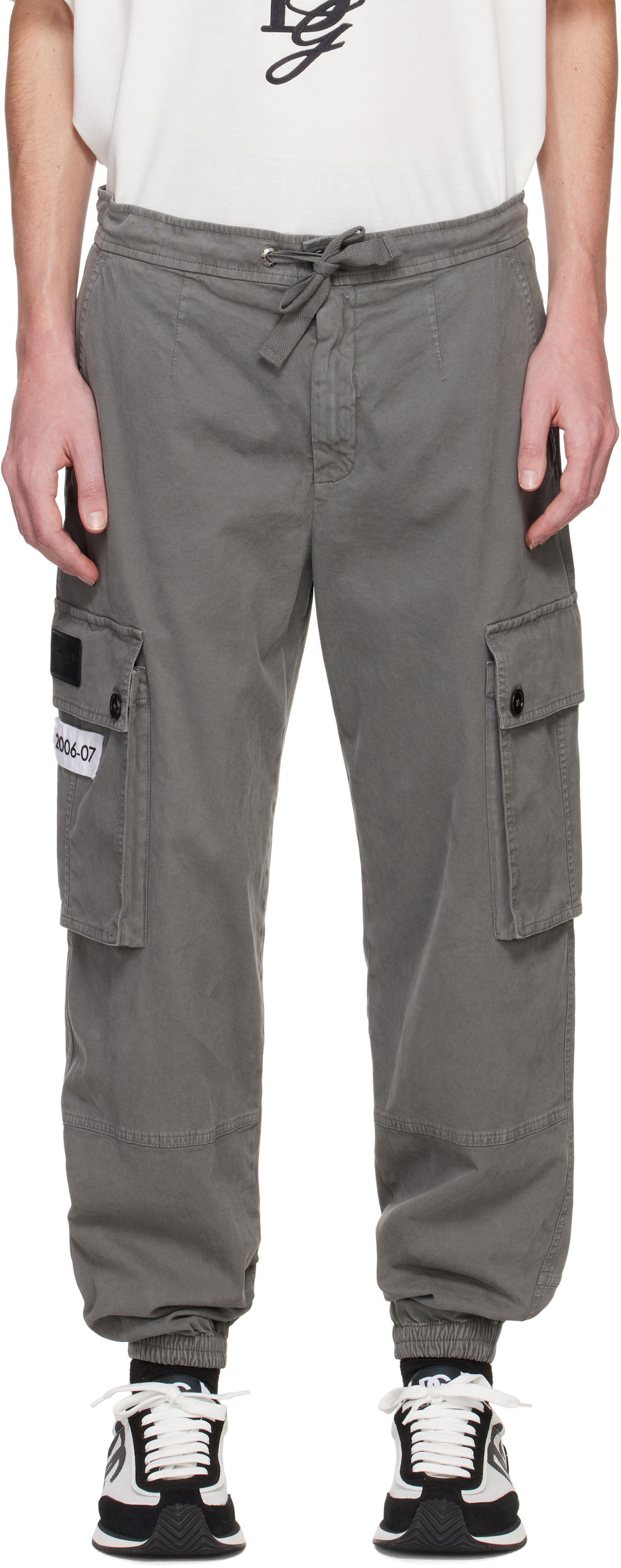 Cargo byxor Dolce & Gabbana Cargo Pants Grå | GVCYHTG8LH2, 0