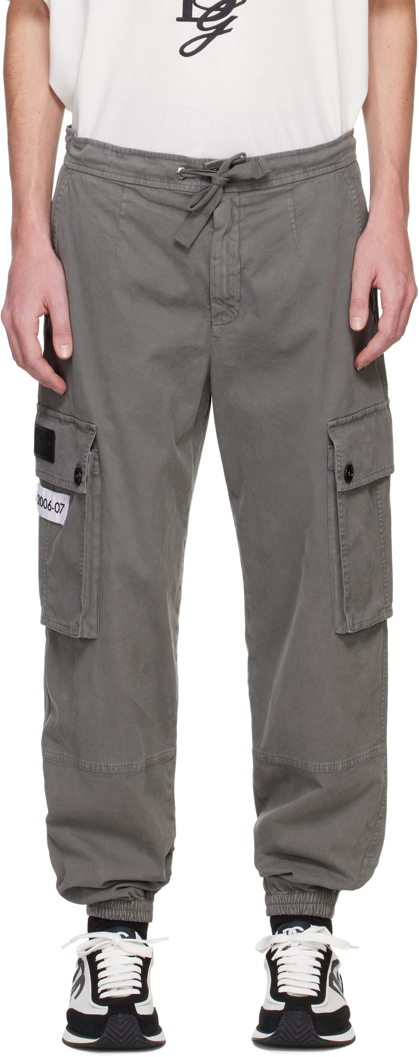 Cargo byxor Dolce & Gabbana Cargo Pants Grå | GVCYHTG8LH2