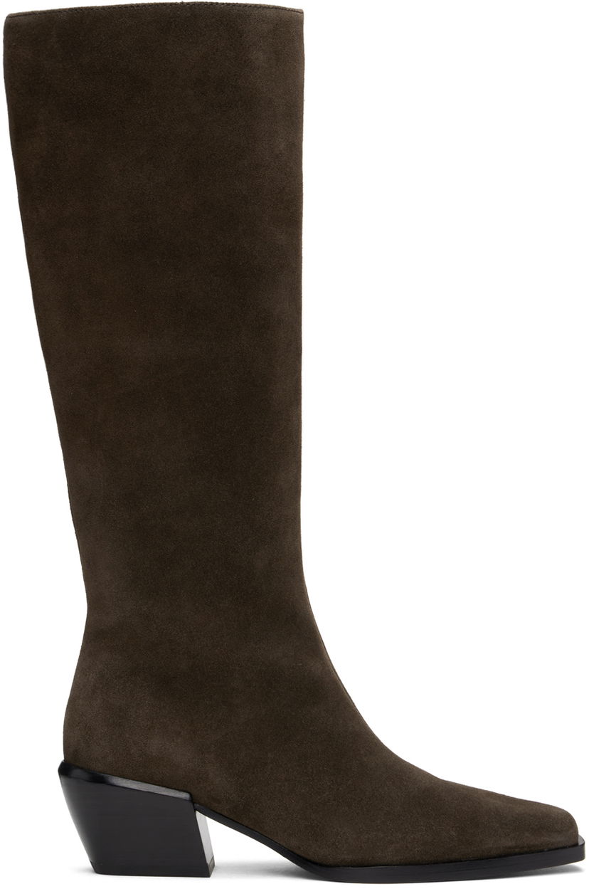 Kläder rag & bone rag & bone Joni Knee-High Suede Boots Brun | WFF24FF018SU18