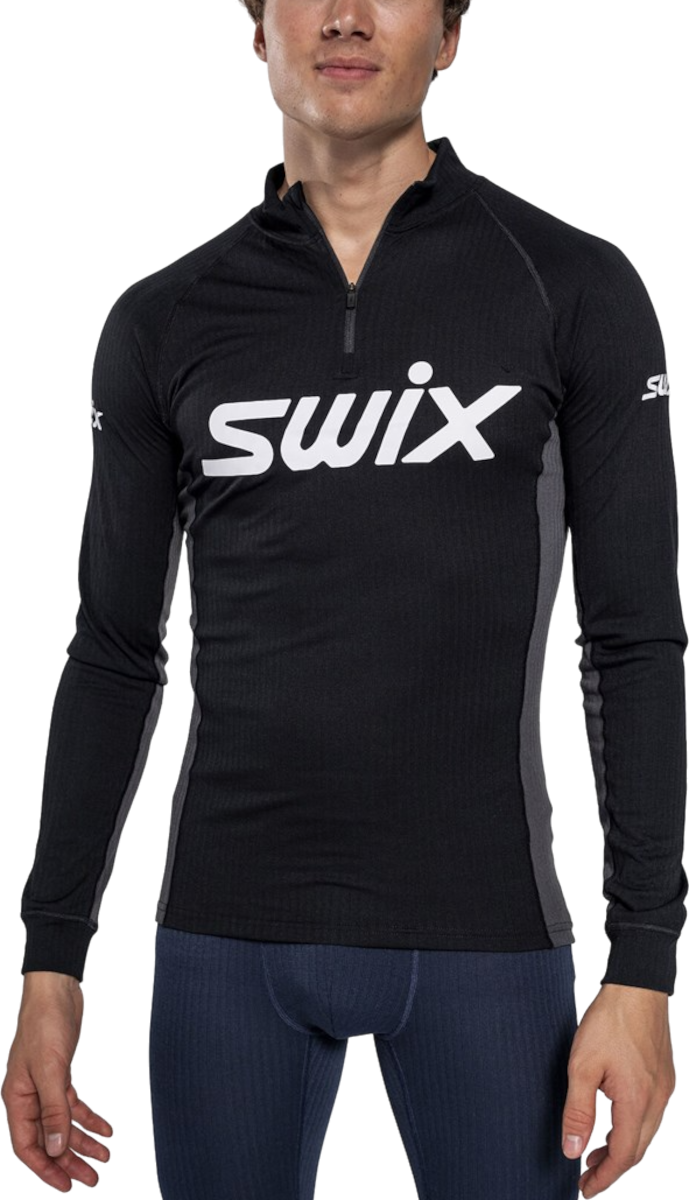 Strumpor SWIX Swix RaceX Classic Half Zip Top Svart | 10116-23-10150