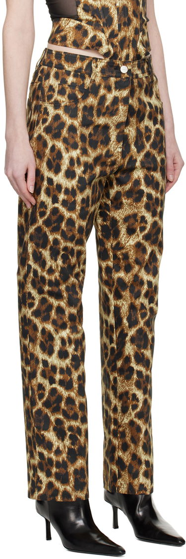 Jeans Miaou Miaou Junior Leopard Print Trousers Brun | 1010SCNIK, 1