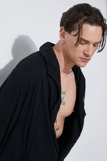 Sweatshirt UNDERCOVER Undercover Hooded Cardigan Svart | UC1D4102, 6