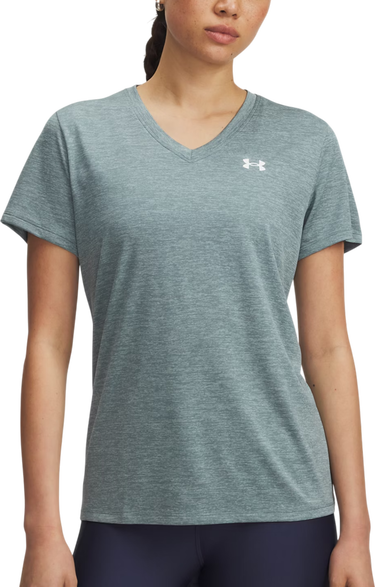 T-shirt Under Armour V-Neck Short Sleeve T-Shirt Tech SSV-Twist Grön | 1384227-587, 0