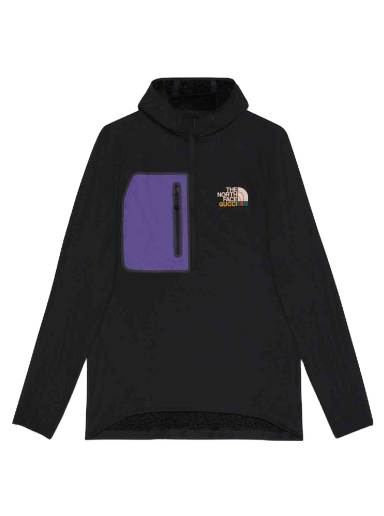 Sweater Gucci The North Face x Fleece Crewneck Svart | 663909 ZM0C1 1071