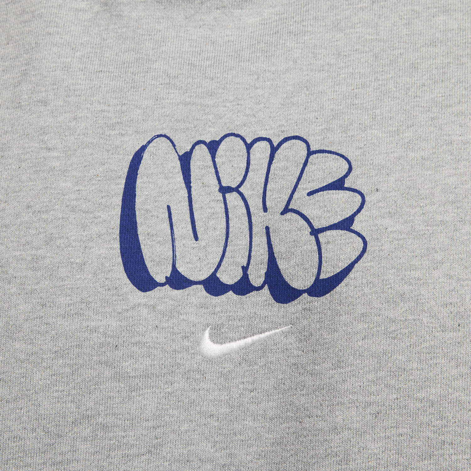 Sweatshirt Nike Fleece Hoodie With Hood Grå | HQ4181-063, 1