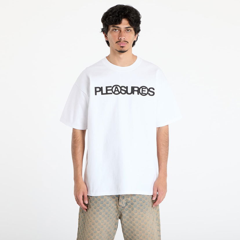 T-shirt Pleasures PLEASURES Fanzine Graphic T-Shirt Vit | P25SU054 WHITE