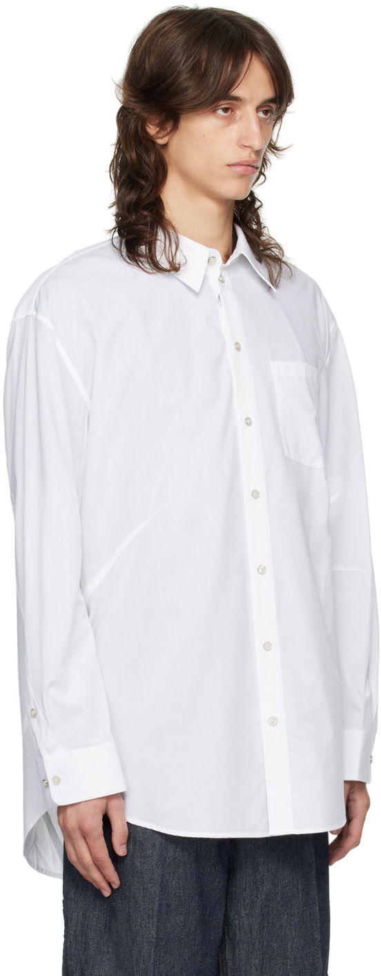 Skjorta Helmut Lang Helmut Lang Apex Oversized Shirt Vit | O06HM599, 1