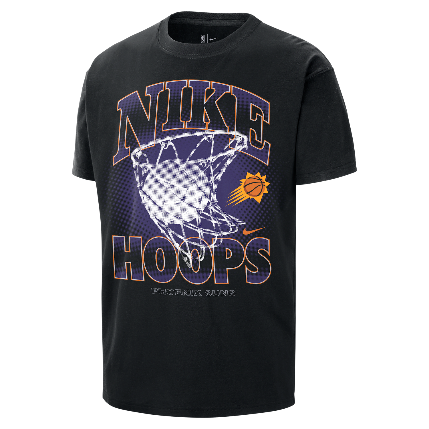 T-shirt Nike Nike NBA Max90 Phoenix Suns Courtside T-Shirt Svart | HQ1276-010, 0