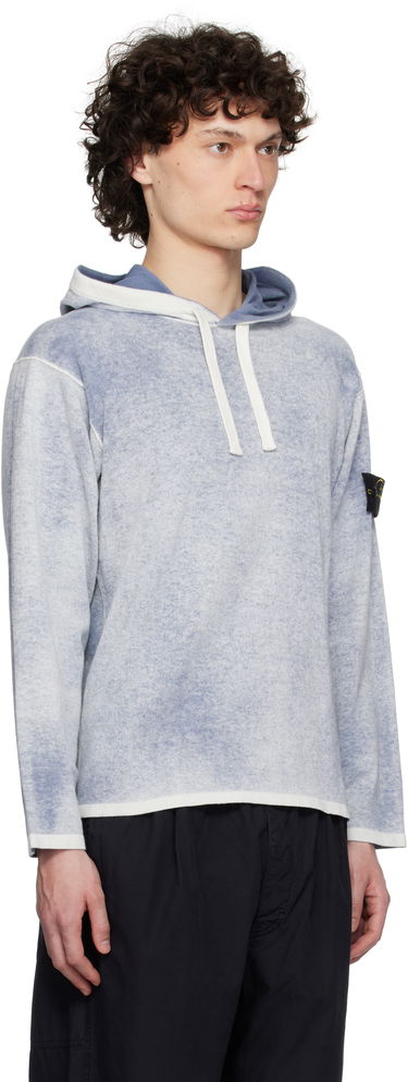 Sweatshirt Stone Island Stone Island Raw Hand Light Reversible Hoodie Blå | K1S15 5100029 S00Z2, 1