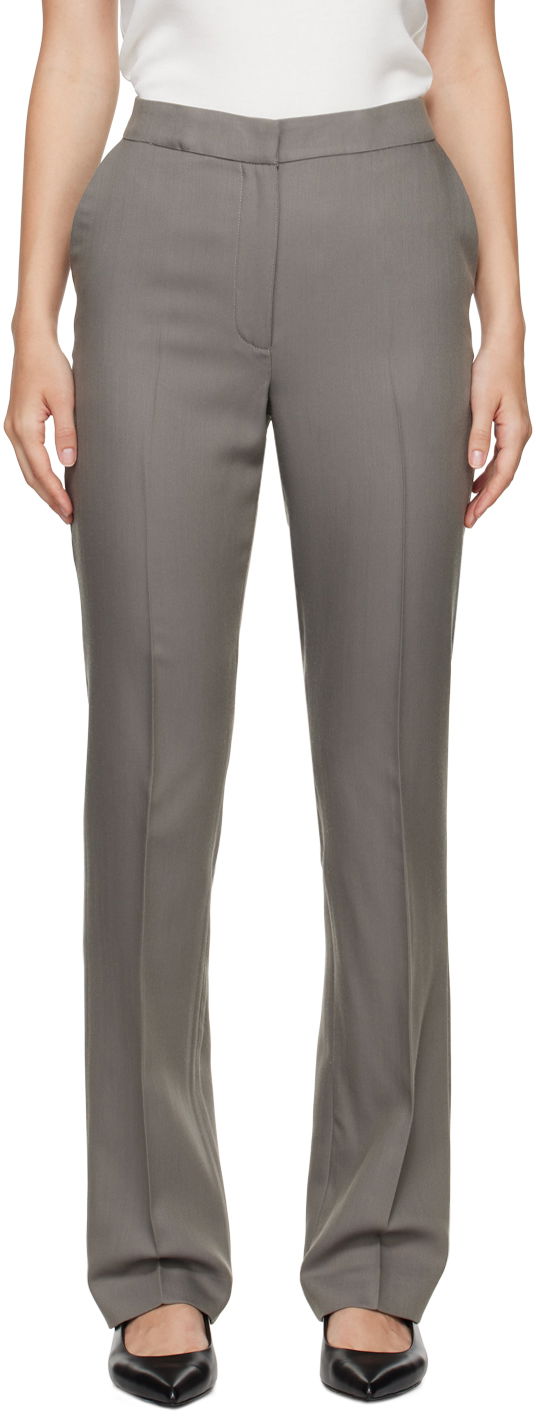 Byxor Loulou de Saison Loulou de Saison Kallisto Trousers Grå | KALLISTO