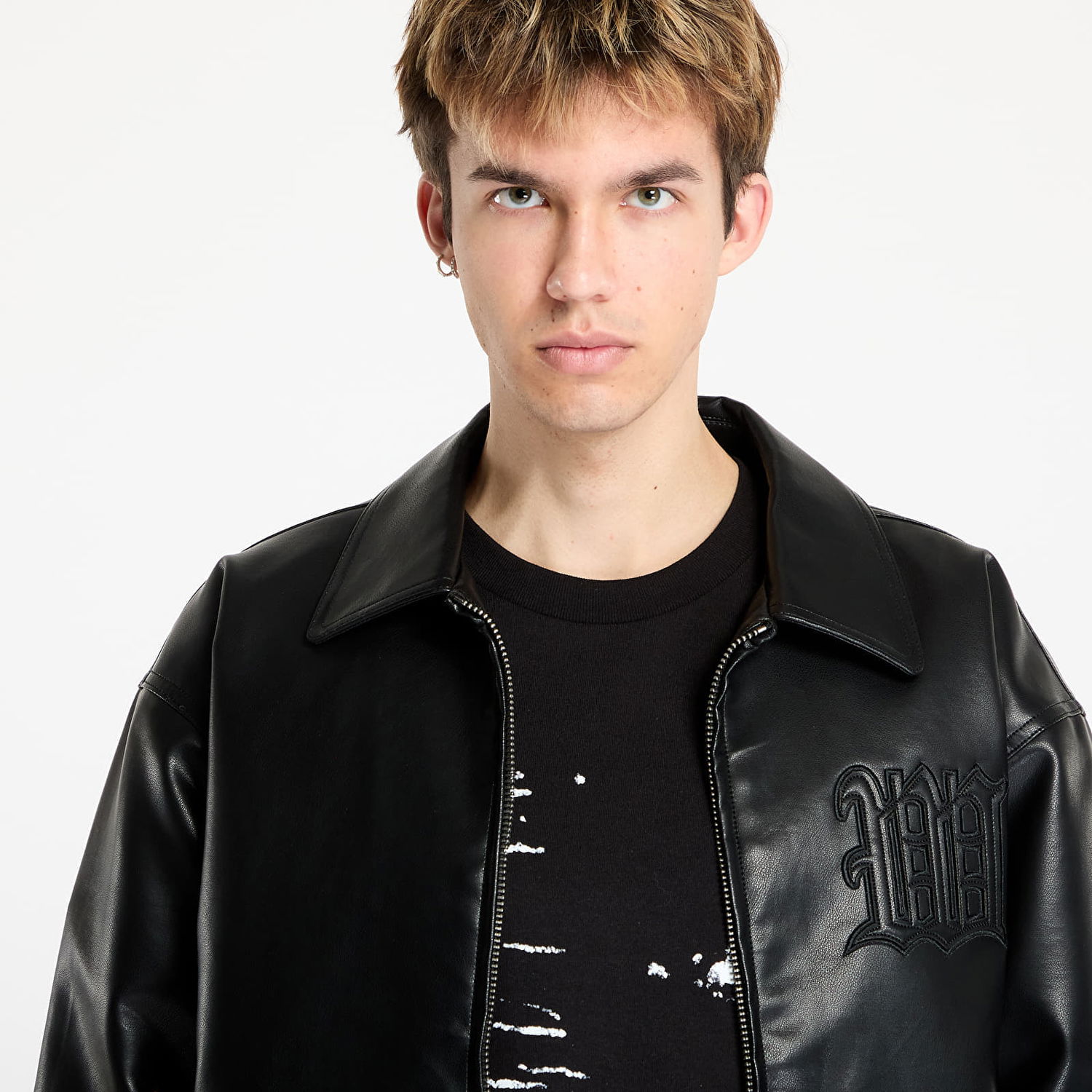 Bomberjacka Wasted Paris Wasted Paris Kingdom Curve Varsity Jacket Svart | WP_000272, 1