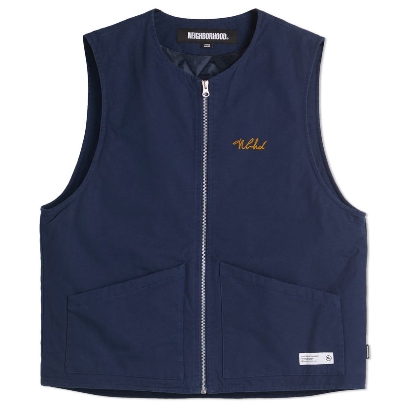 Väst Neighborhood Padded Work Vest, Size Large Mörkblå | 251TSNH-JKM05-NVY