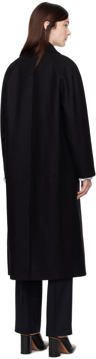 Rockar A.P.C. A.P.C. Flora Double-Breasted Trench Coat Svart | WOAJS-F01541, 2