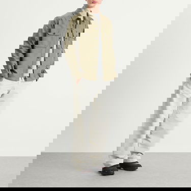 Skjorta C.P. Company C.P. Company Felt Lens Overshirt Grön | 19CMOS271A-110498A-652, 4