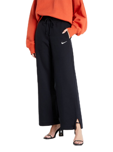 Träningsbyxor Nike Phoenix Fleece High-Waisted Wide-Leg Sweatpants Svart | DQ5615-010