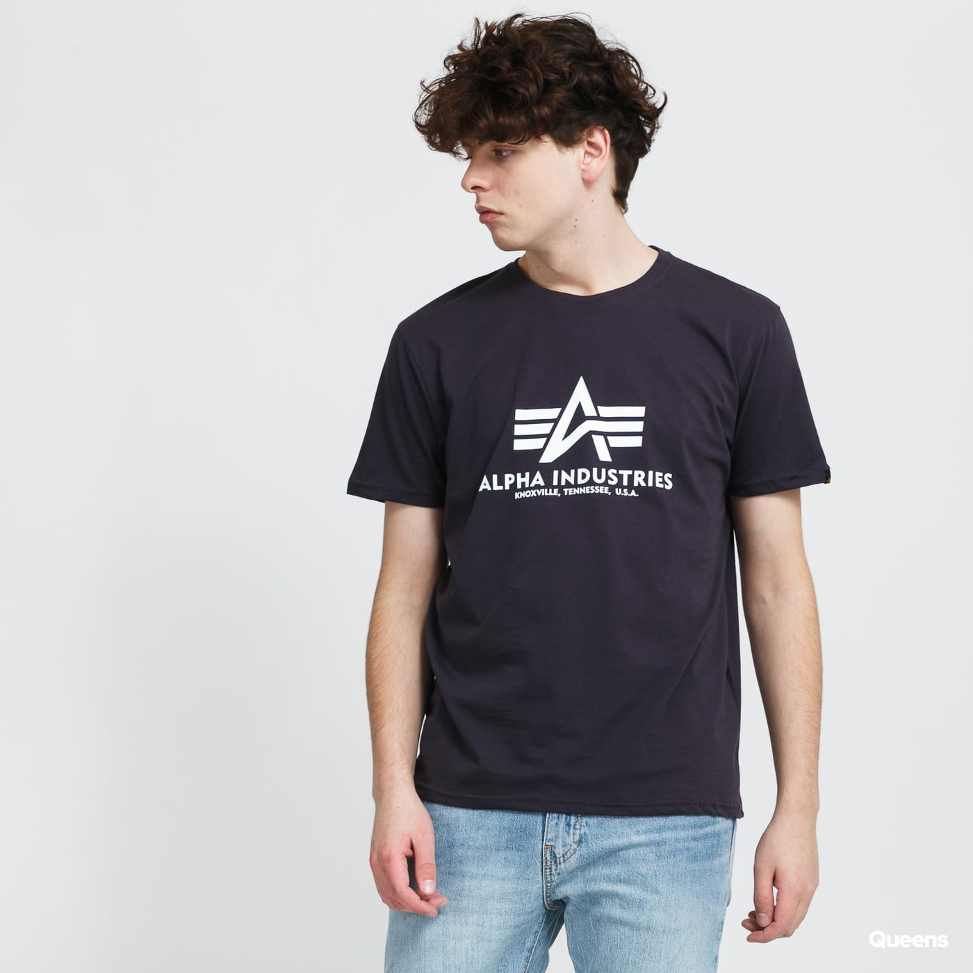 T-shirt Alpha Industries Basic Tee Svart | 100501 466, 0