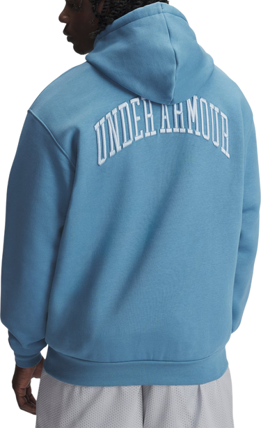 Sweatshirt Under Armour UA Icon Fleece Graphic Hoodie Blå | 6007591-418, 1