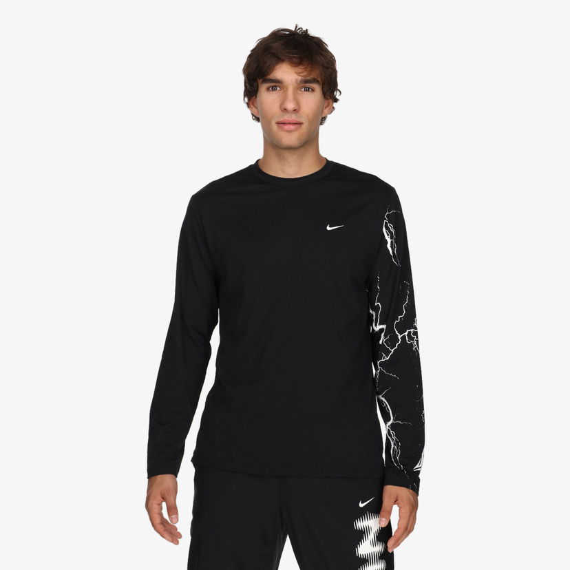 T-shirt Nike Dri-FIT Ja Long-Sleeve Basketball Top Svart | HJ3891-010