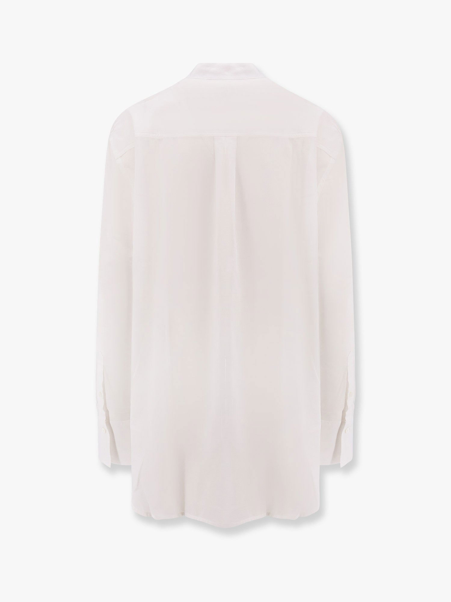 Skjorta TOTEME Long Sleeve Band Collar Shirt Toteme Vit | 252WRT0427FB0372047, 1