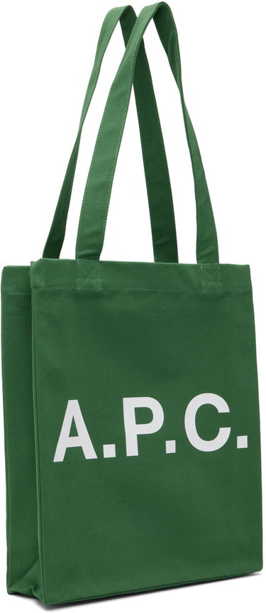 Tygpåse A.P.C. A.P.C. Lou Tote Bag Grön | COGYX-M61442, 1