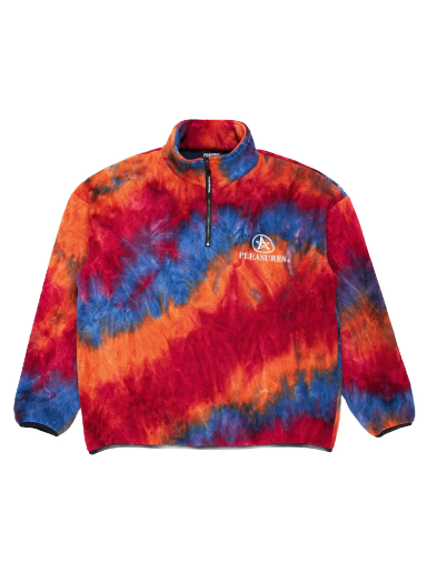 Sweatshirt Pleasures Orange Caffeine Polar Fleece Quarter Zip Sweatshirt Flerfärgad | P21F011