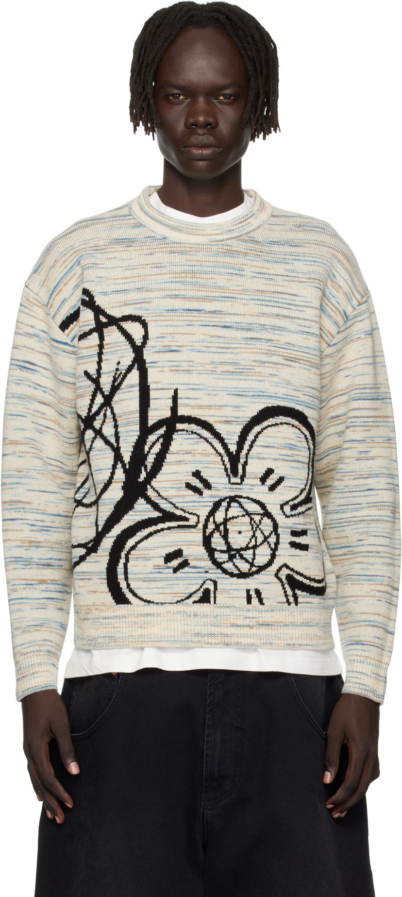 Sweater KENZO Kenzo Paris Futura 2000 Edition Reversible Sweater Flerfärgad | FF65PU7513CJ