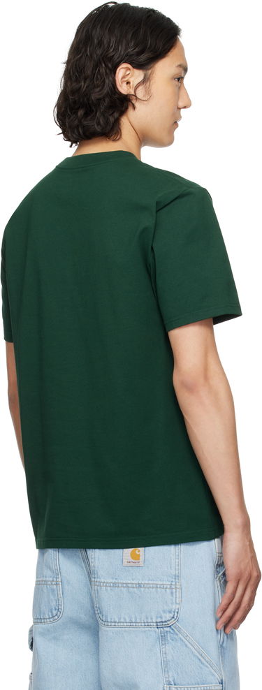 T-shirt Carhartt WIP Short Sleeve University Script T-Shirt Grön | I034852, 2