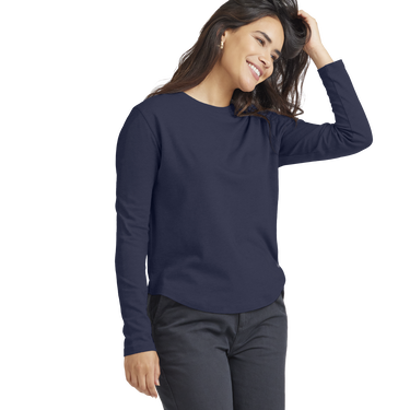 T-shirt Allbirds Merino Wool Long Sleeve T-Shirt, Size XS Mörkblå | A12115W, 2