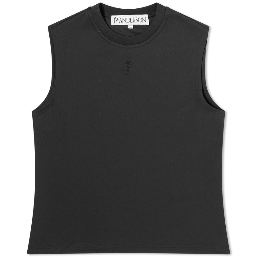 Linne JW Anderson Anchor Embroidery Tank Top Svart | JO0216-PG0999-999