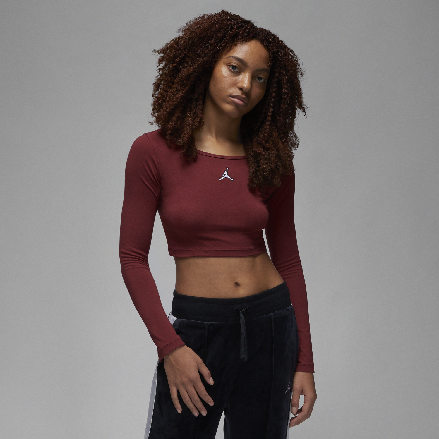 T-shirt Jordan Flight Top Bourgogne | DQ4465-645, 0