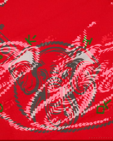 Halsduk KENZO Levi’s® x Printed Bandana Röd | FD68EU230LE9 22, 4