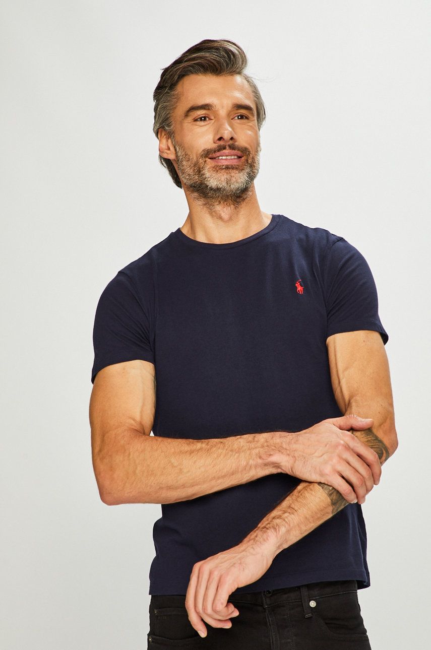T-shirt Polo by Ralph Lauren Custom Fit Tee Mörkblå | 710680785004, 0