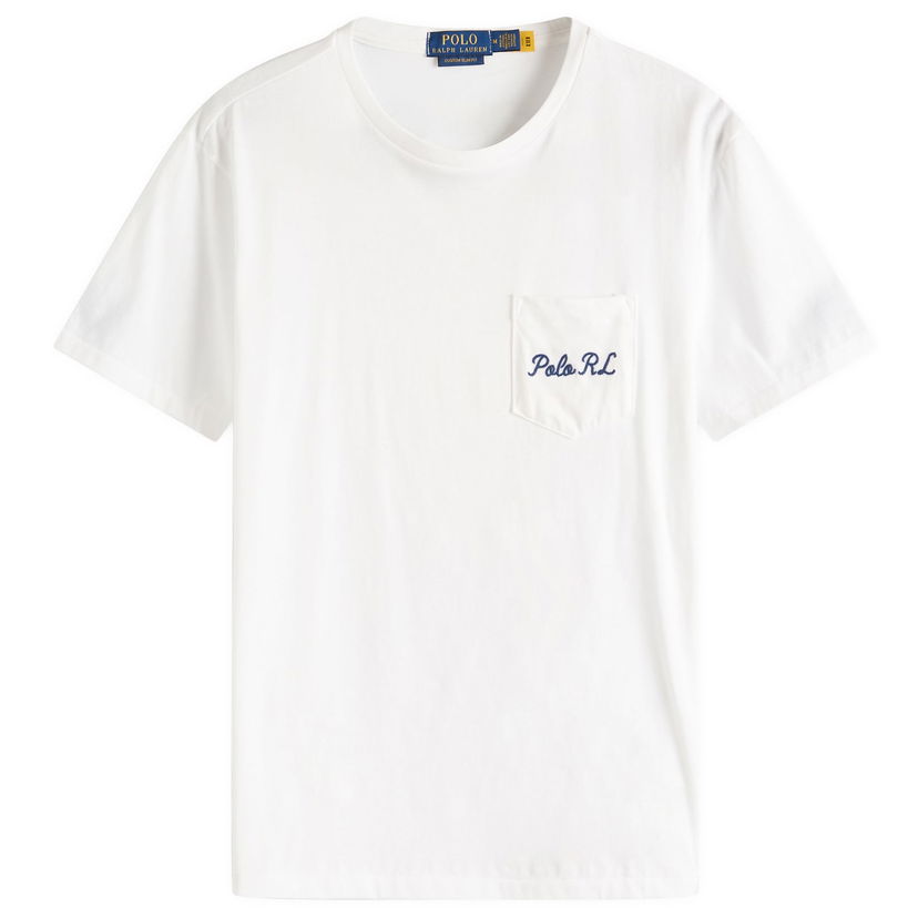 T-shirt Polo by Ralph Lauren Ralph Lauren Custom Slim Fit Pocket T-Shirt Vit | 710969631001