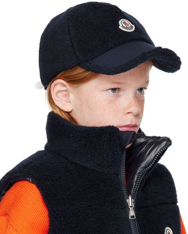 Keps Moncler Kids' Fleece Baseball Cap Blå | J29543B00024809BY, 1