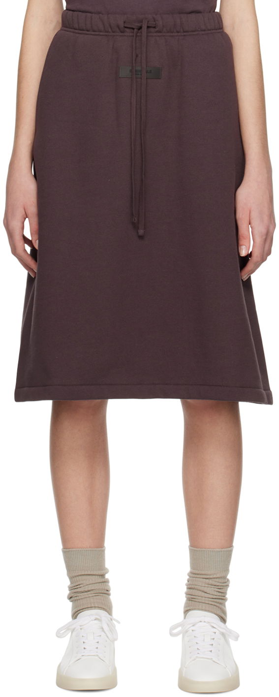 Kjol Fear of God Drawstring Midi Skirt Purpur | 160BT225035FW