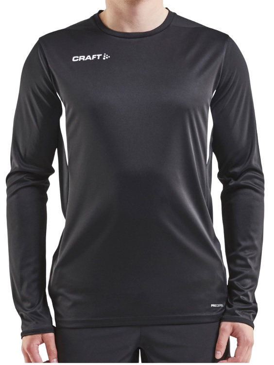 T-shirt Craft Long Sleeve Performance Tee Svart | 1908231-999900
