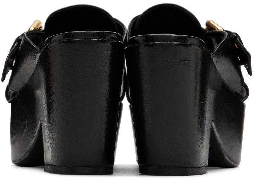 Kläder BY FAR BY FAR Lenka Platform Heeled Sandals Svart | 22SSLNKMBLGLS, 1