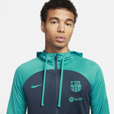Träningsbyxor Nike Dri-FIT F.C. Barcelona Strike Football Hooded Knit Tracksuit Mörkblå | FD4134-438, 2