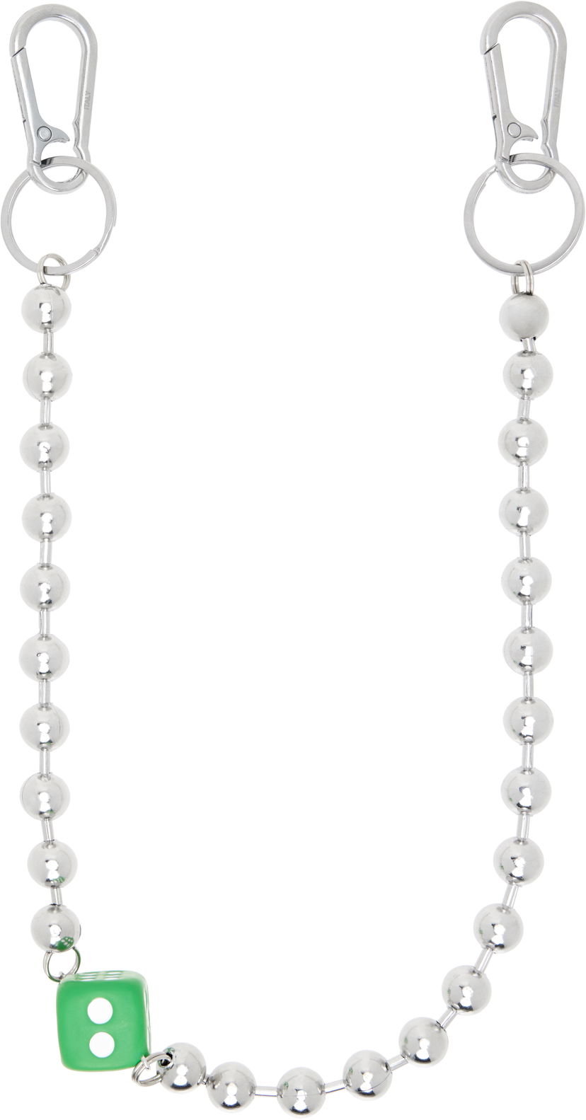 Nyckelringar VEERT VEERT Ball Dice Wallet Chain Keychain Grön | KEYCH5