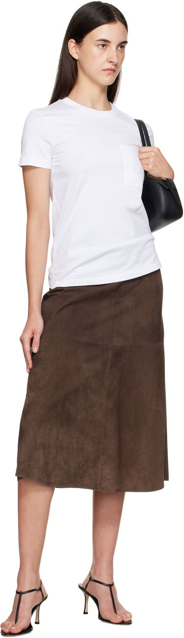 T-shirt Max Mara Max Mara Papaia Pocket T-Shirt Vit | 2511941032600, 3