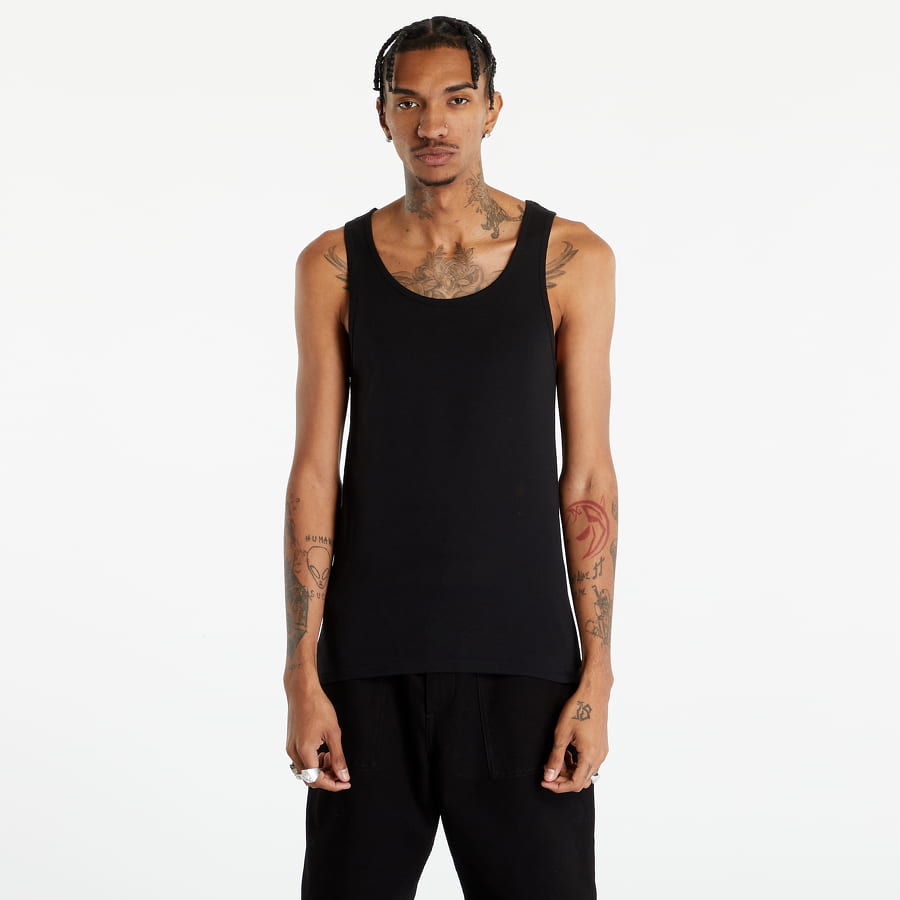 Linne Urban Classics 2-Pack Seamless Tanktop Svart | TB2252-00007, 0