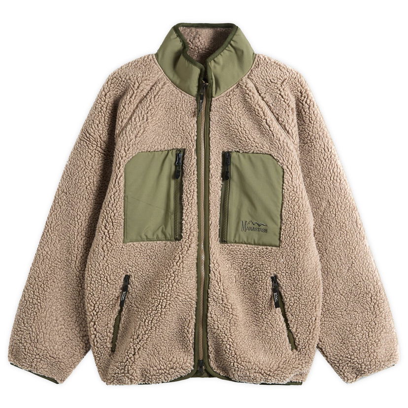 Jacka Manastash Manastash Mountain Gorilla Fleece Jacket Beige | 7925252002-430