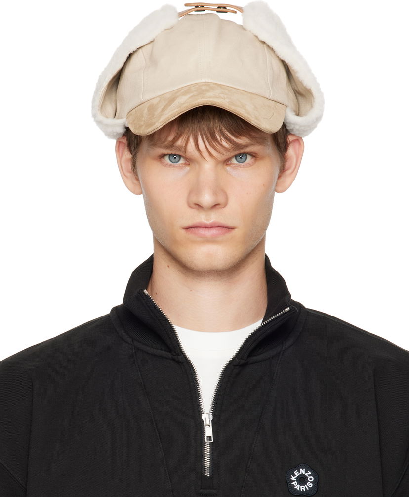 Keps KENZO Kenzo Paris Hunting Cap Beige | FF68AC821B08